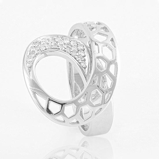 Breuning RING - BRILL. 0,157 Ct. H/si (60, 585/14 K Gold)
