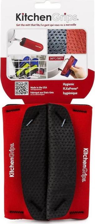 Produktbild Cuisipro Fingerschutz schwarz quer 2 Stk. rot 13cm (13 cm, Textil, Kunststoff)