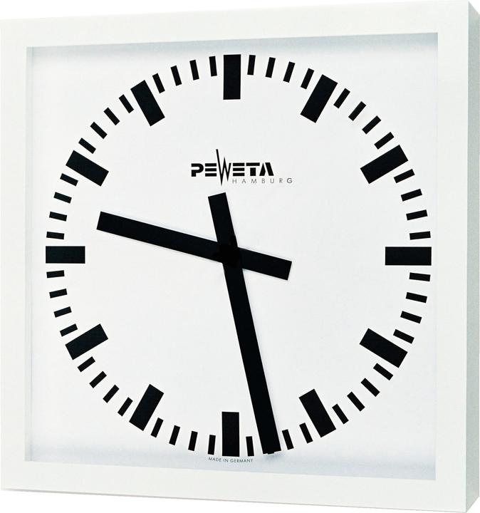 Produktbild Peweta Grossraum-Wanduhr 50x50 cm, Batteriebetrieb (50 cm)