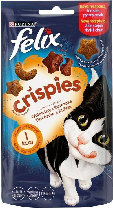 Image du produit Felix Crispies Beef Chicken - Croquettes pour chats - 45 g (Senior, 45 g)