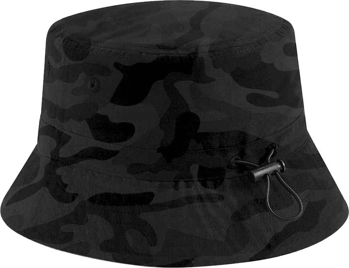 Actual product image Beechfield Adult camouflage-coloured bucket hat made from recycled polyester (L, XL)