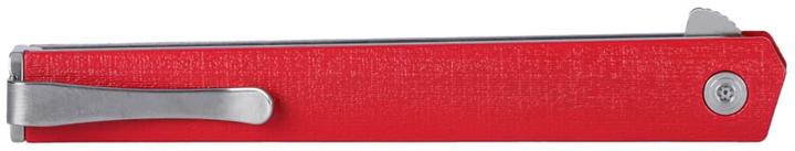 Produktbild CRKT CEO Flipper Red Silver Blade (8.50 cm)