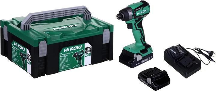 Produktbild Hikoki IMPACT DRIVER 18V-WH18DD WQZ 140Nm 2x3.0Ah HITSYSTEM (Akkubetrieb)