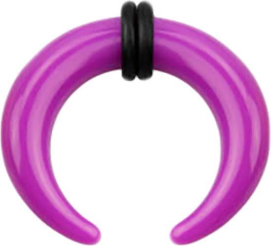 Produktbild Star Piercing Dehnsichel violett (ohne Messing, Acryl)