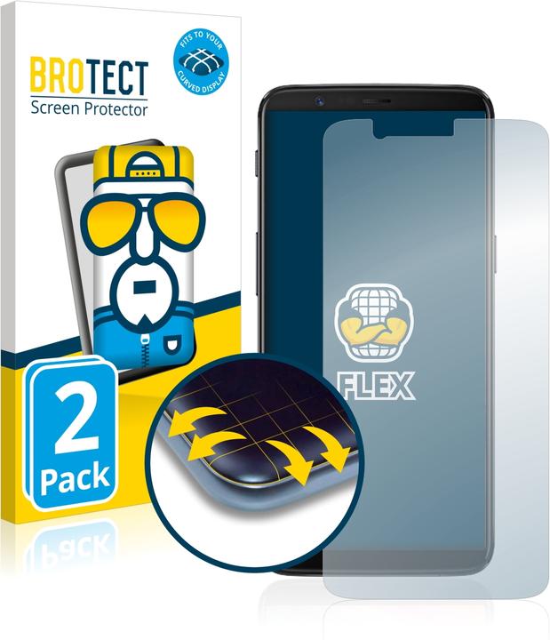 Image du produit BROTECT Full-Cover Protection (2 pièce(s), OnePlus 5T)