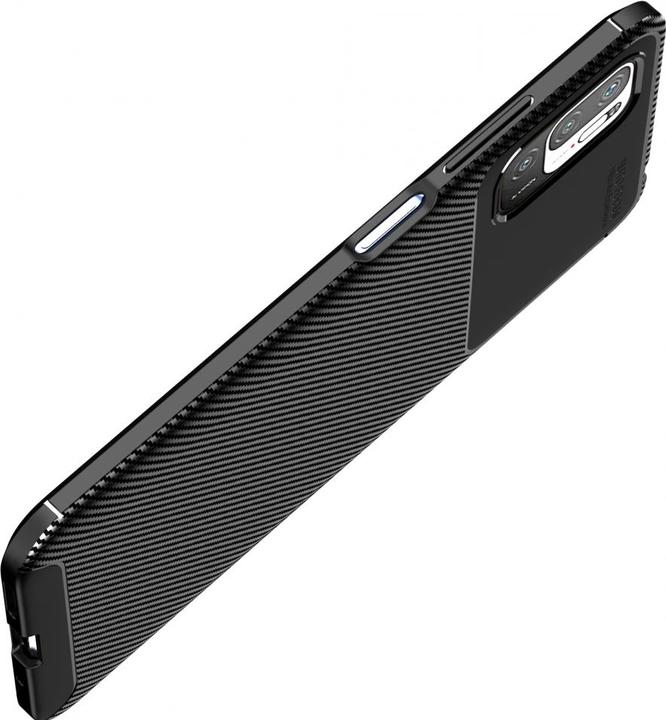 Produktbild Screenguard Xiaomi Redmi Note 10 5G Hülle Carbon Design TPU Case (Xiaomi Redmi Note 10 5G)
