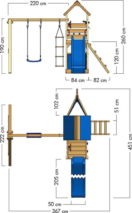Produktbild Wickey Spielturm SeaFlyer