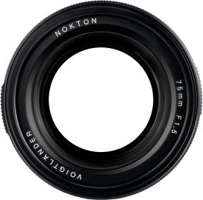 Produktbild Voigtländer Nokton 75mm / 1.5 asph. schwarz (Canon RF, Vollformat)