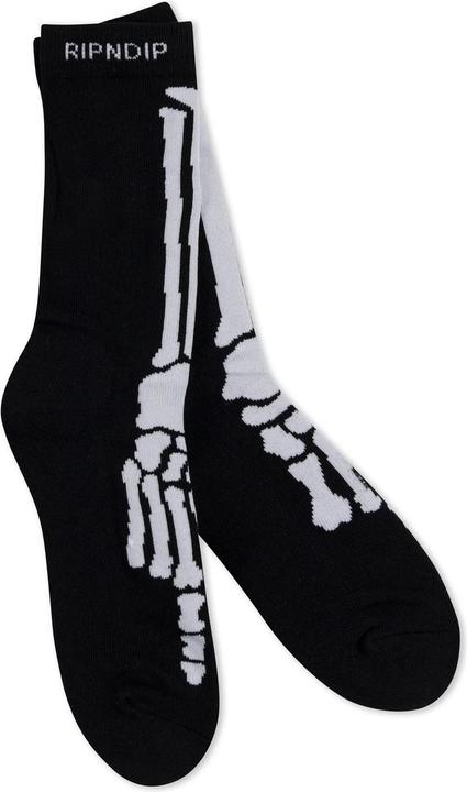 Actual product image RipnDip Skelly Nermal Socks (One size)