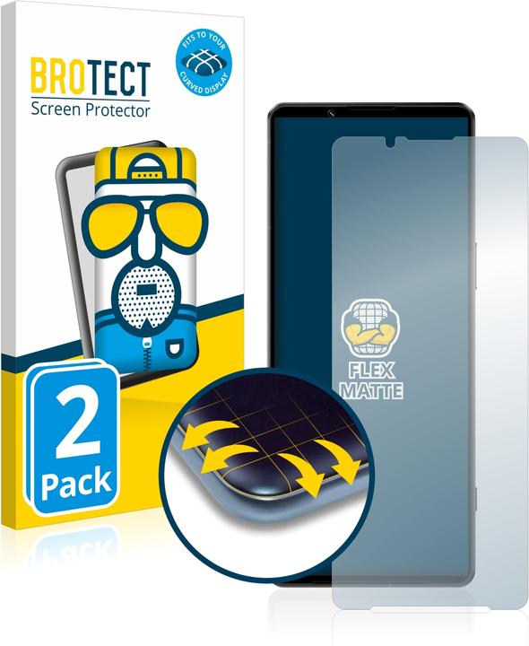 Actual product image BROTECT Full-Cover Protector Matte (2 Piece, Sony Xperia 1 IV)
