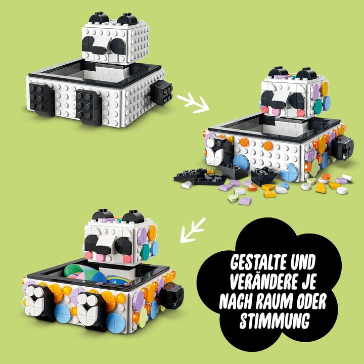Actual product image LEGO Panda storage tray (41959, LEGO Dots)
