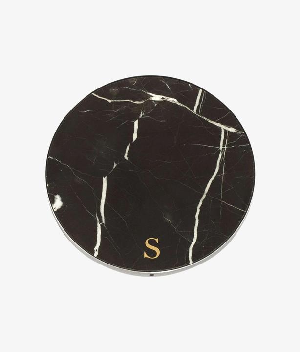 Produktbild Safari Selection Ladestation CIRCLE MARBLE schwarz/klein gemustert (10 W)