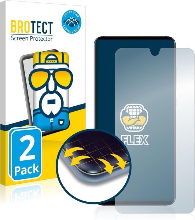 Actual product image BROTECT Full-Cover Protector (2 Piece, Mate 20)