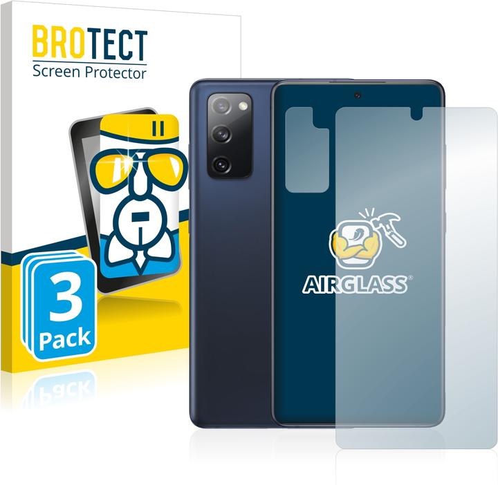 Produktbild BROTECT AirGlass Panzerglasfolie (3 Stück, Samsung Galaxy S20 FE 5G)