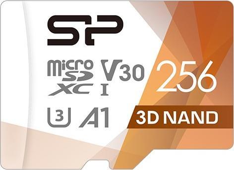 Actual product image Silicon Power Superior Pro (256 GB, microSDXC, U3, UHS-I)