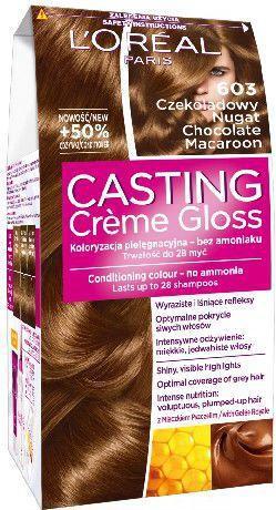 L'Oréal Paris Crème Gloss Color kremas Nr. 603 Chocolate Nougat