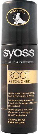 Image du produit Syoss Root Retoucher spray teinture pour cheveux Dark Brown 120 ml (Dark Brown)