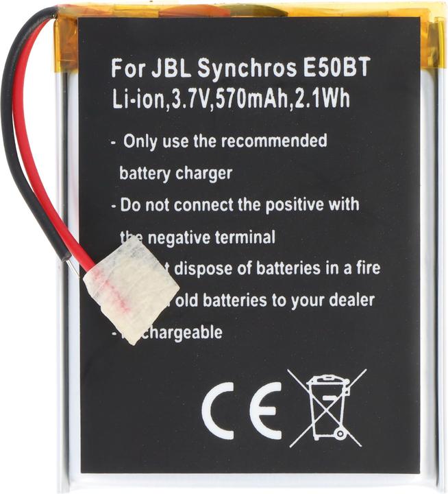 Image du produit AccuCell Akku JBL Synchros E50BT