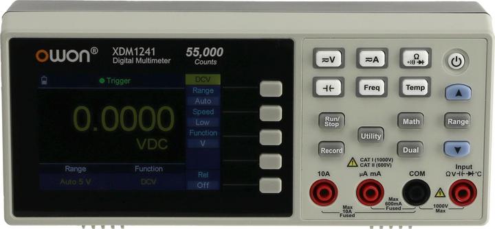 Actual product image Owon Tisch-Multimeter, XDM1241, TRMS, 8,9 cm (3,5") LC-Display