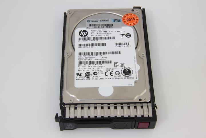 Produktbild HPE HDD 300GB SAS 6G 15K SFF 2.5" SC (0.30 TB, 2.5")
