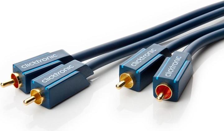 Immagine prodotto clicktronic Cavo audio stereo (0.50 m, Cinch)