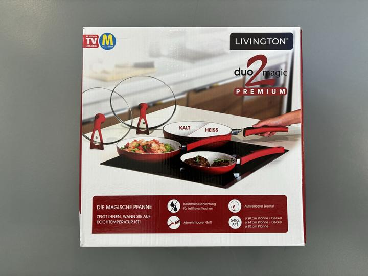 Produktbild MediaShop Duo 2 Magic Premium (28 cm, Pfannenset + Topfset, Keramik)