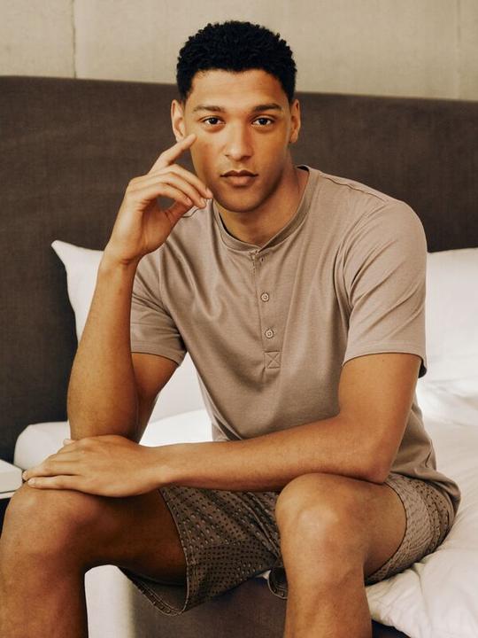 Produktbild Schiesser Bio-Baumwolle Pyjama (L)