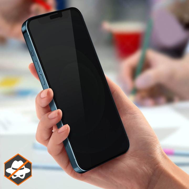 Actual product image Avizar Privacy glass screen protector (2 Piece, Apple iPhone 12 Pro Max)