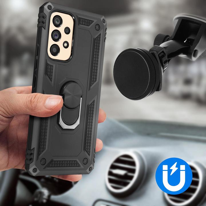 Actual product image Avizar shockproof cell phone case with ring Series (Samsung Galaxy A53 5G)