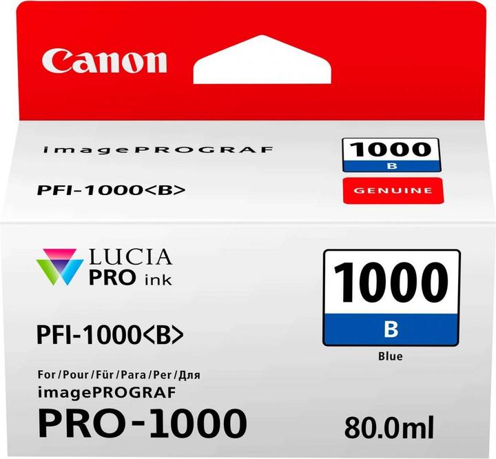 Label énergétique Canon Pfi-1000b (B)