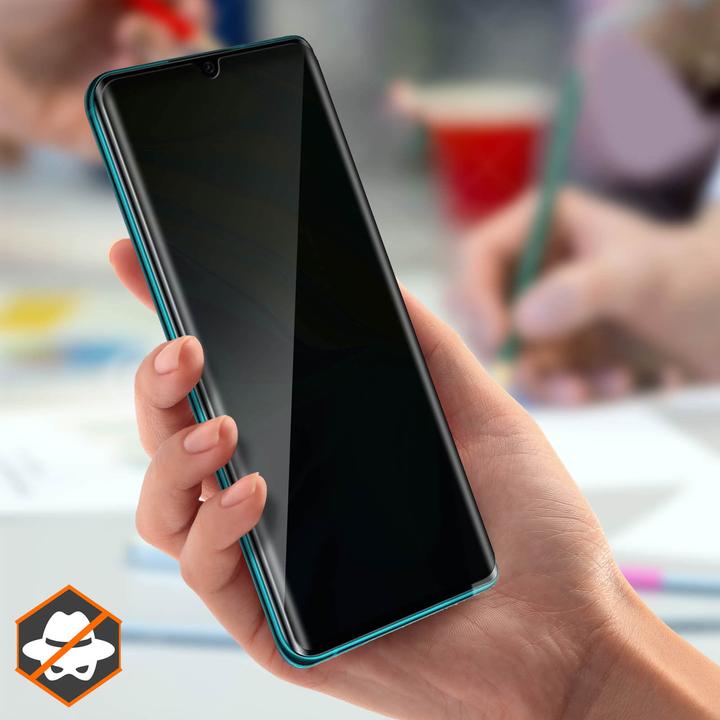 Actual product image Avizar Privacy glass screen protector (1 Piece, Mi Note 10 Lite)