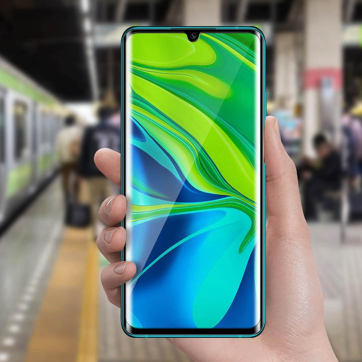 Actual product image Avizar Privacy glass screen protector (1 Piece, Mi Note 10 Lite)