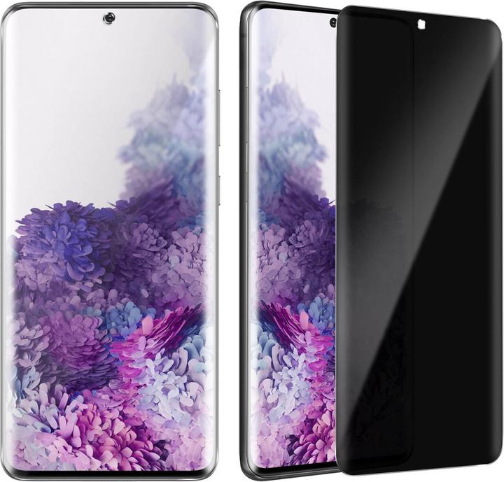 Actual product image Avizar Privacy glass screen protector (1 Piece, Samsung Galaxy S20+)
