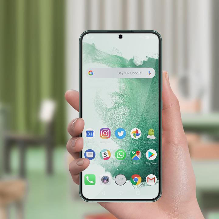 Actual product image Avizar Privacy glass screen protector (1 Piece, Samsung Galaxy S22)