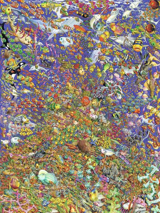 Image du produit Ravensburger Beaucoup de poissons colorés (1500 pièces)