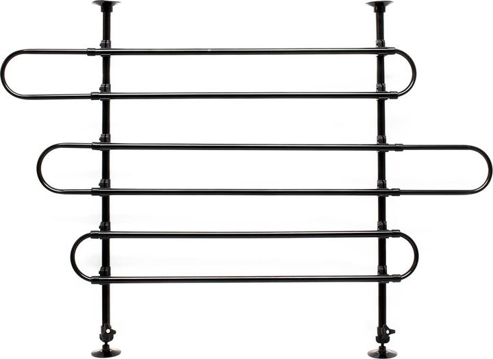 Wiltec Hundegitter Auto breit 82-140cm Schutzgitter verstellbar Trenngitter Hund (Hund)