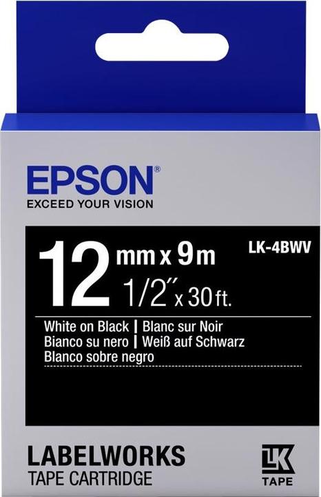 Epson Lk-4bwv (1.20 cm, Weiss, Schwarz)