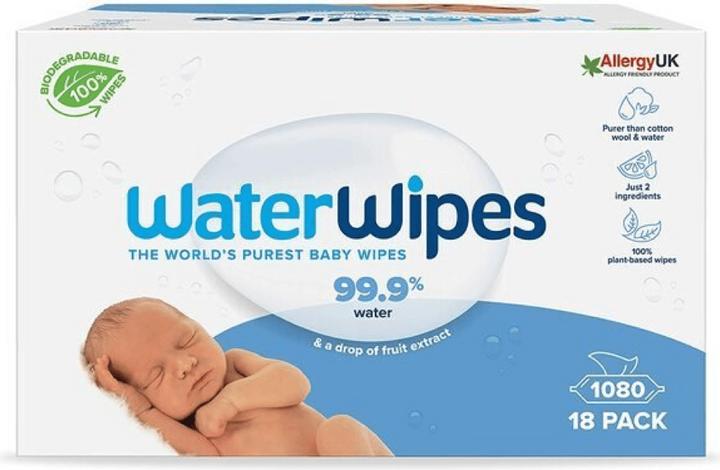 WaterWipes Feuchttücher für Babys (1080 Stück)