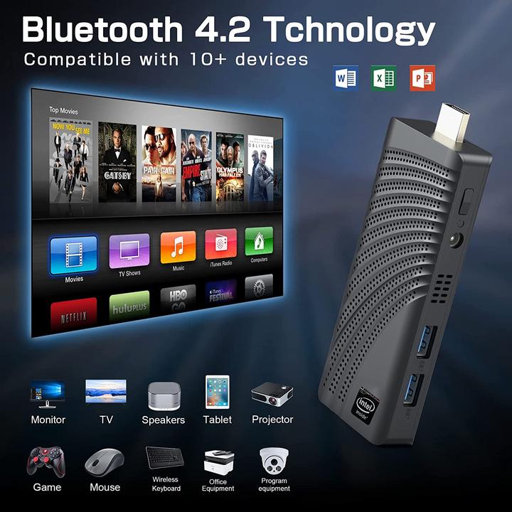 Produktbild NiPoGi T6 Pro Stick PC (Celeron J4125, 6+128GB)