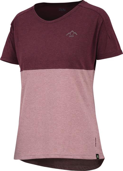 Produktbild iXS Kids Flow Mountain tech tee taupe-raisin KS (S)