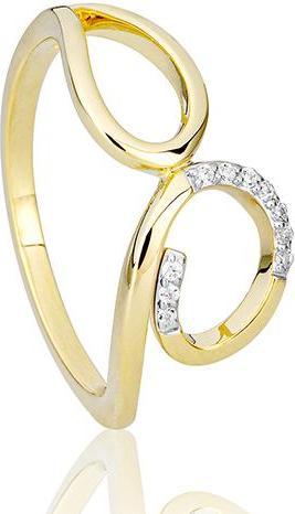 Breuning RING - BRILL. 0,055 Ct. H/si (49, 585/14 K Gold)