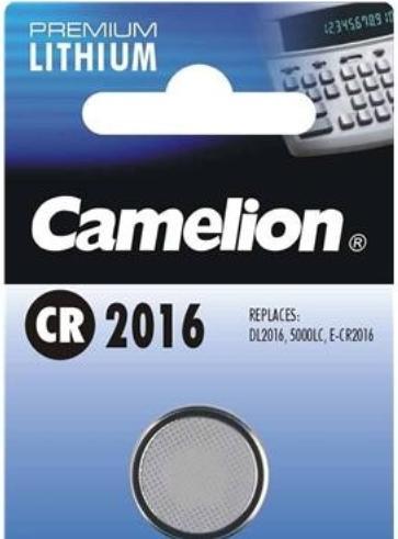Camelion CR2016-BP1 - Einwegbatterie - CR2016 - Lithium - 3 V - 1 Stück(e) - 55 x 3 x 190 (1 Stk., CR2016, 75 mAh)