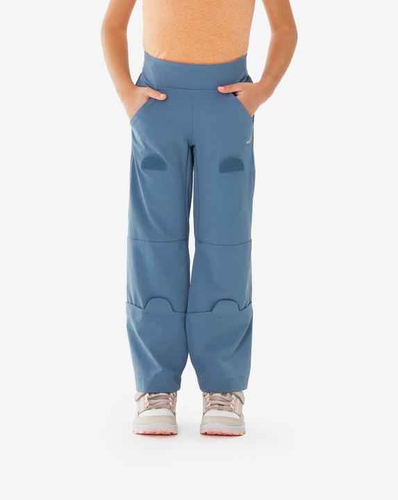 Actual product image Quechua Zip-Off-Hose Kinder Wandern - MH100 Easy blau (122)
