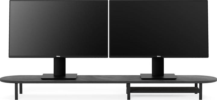 Produktbild Woodcessories Monitor Stand Dual mit Ablage