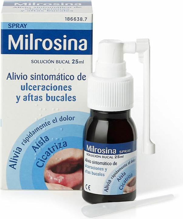 Actual product image Reig Jofre Milrosine Buccal Solution 25ml (25 ml)