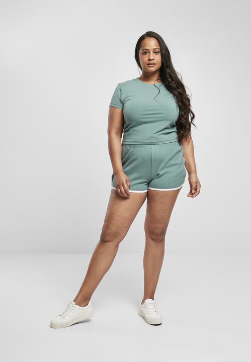 Actual product image Urban Classics Ladies Organic Interlock Retro Hotpants (3XL)