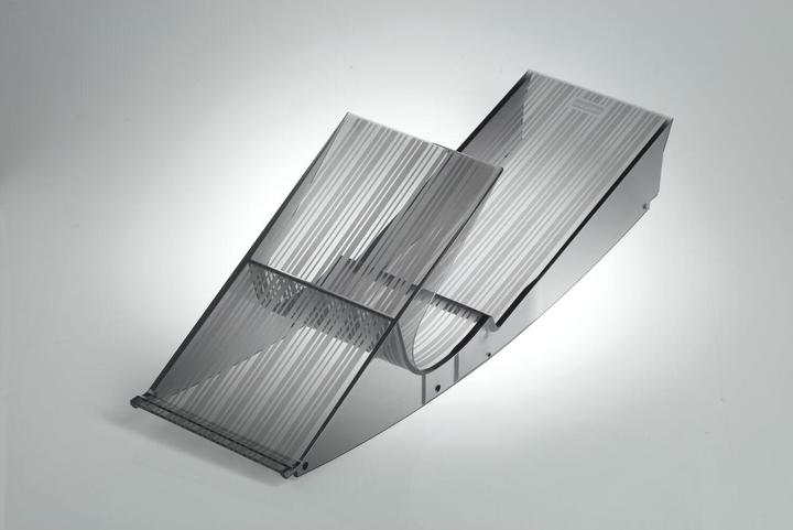 Servetto Shoe rack module Papillon smoke anthracite