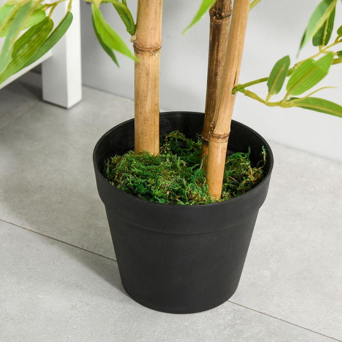 Image du produit Swisshandel24 Bambou artificiel Plante artificielle Décoration Arbre artificiel Décoration d'arbre 120cm (120 cm)