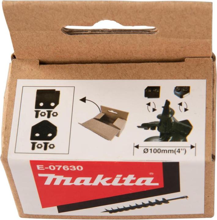 Actual product image Makita E-07630 Accessories for electric earth drill spare blade (Lawn mower blades + replacement blades garden machinery)