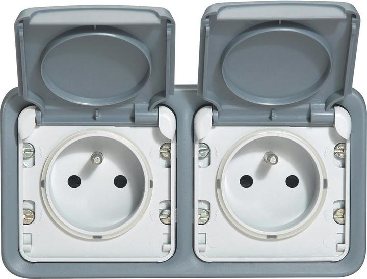 Image du produit Legrand FRAP Boîtier 2-f balance. gr 69672 FrAp Plexo IP55 69672